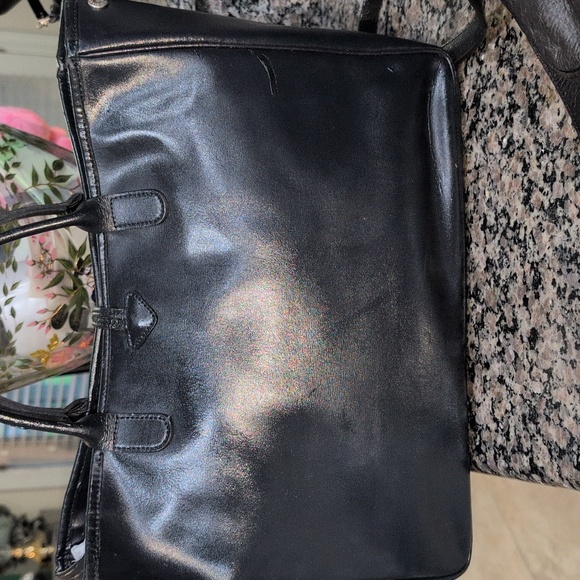 Longchamp Black Leather tote - Picture 4 of 15